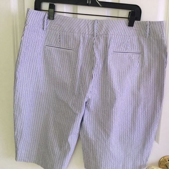 NWOT Doncaster Seersucker Long Dress Shorts Sz 16 - Picture 5 of 12